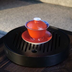 Palace Red Elegant Charm Gaiwan