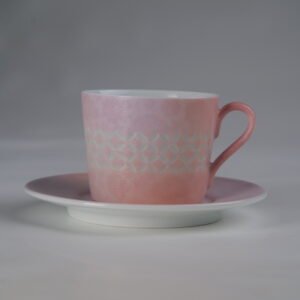 Peach Blossom Spring Gradient Coffee Cup